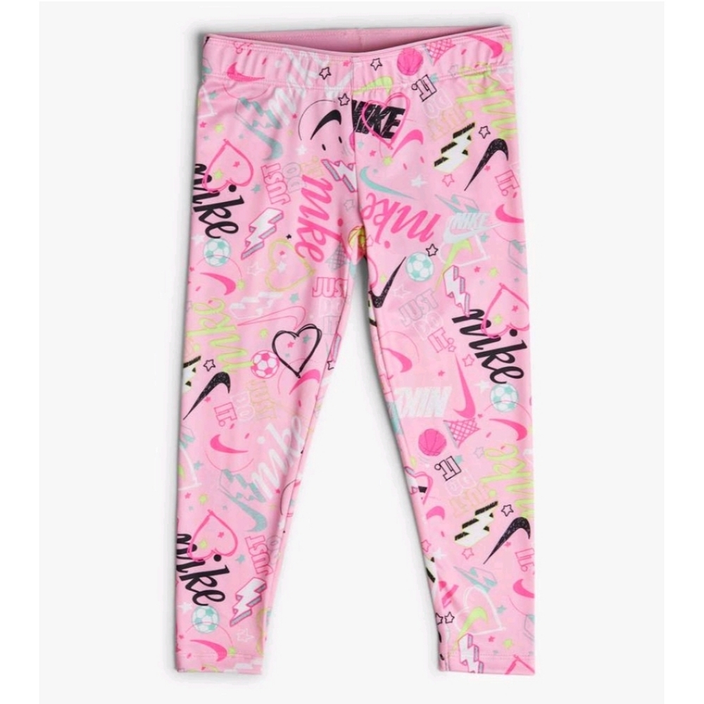 NWT Nike Girls NSW Scribble Print Leggings